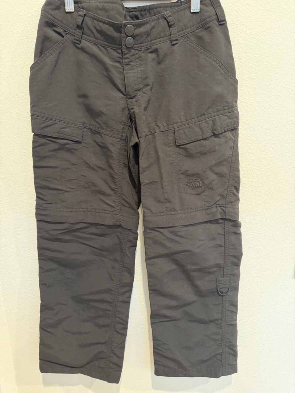 The North Face Women's Charcoal black Cargo convertible Pants